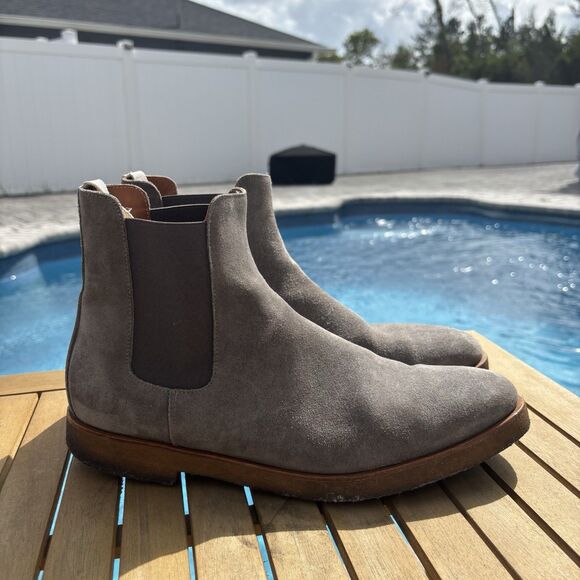 Common Projects Suede Chelsea Boots Size EU 43  Men's US 10 Made in Italy - Picture 1 of 10